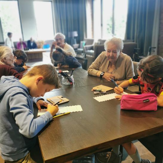 Sfeerbeeld activiteit met het WZC