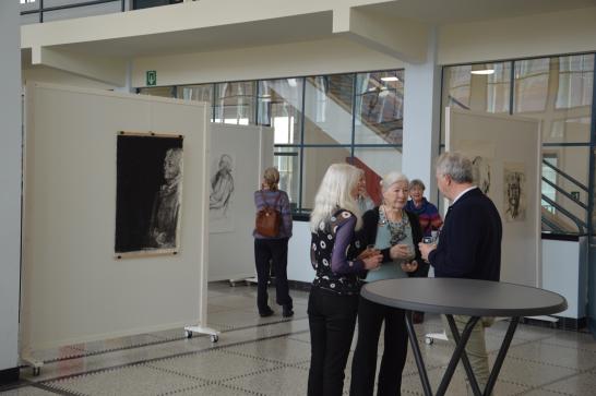 Sfeerbeeld tentoonstelling Arienne in de typistenzaal