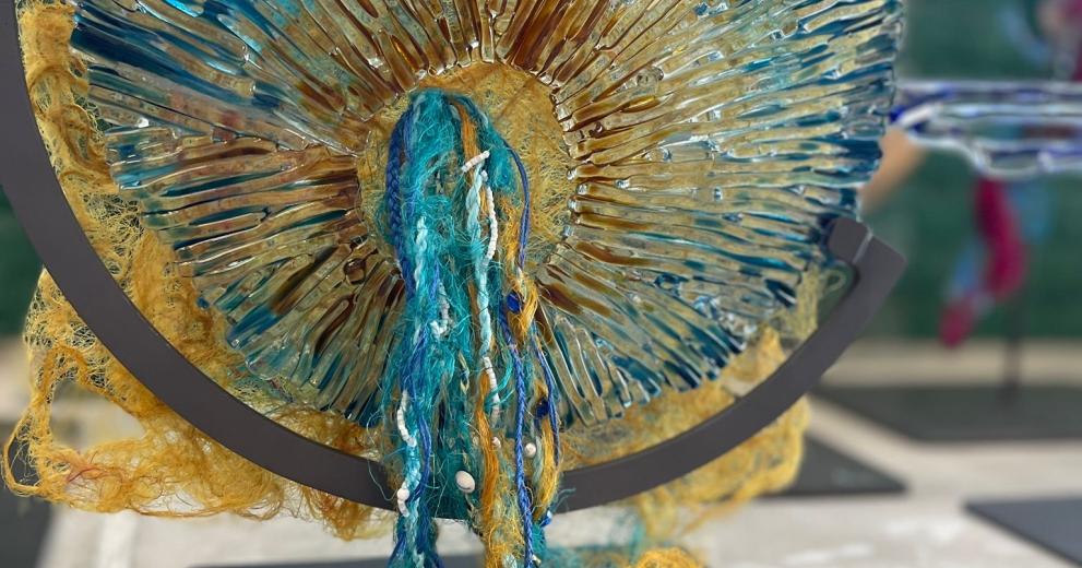 Werk uit het atelier glaskunst