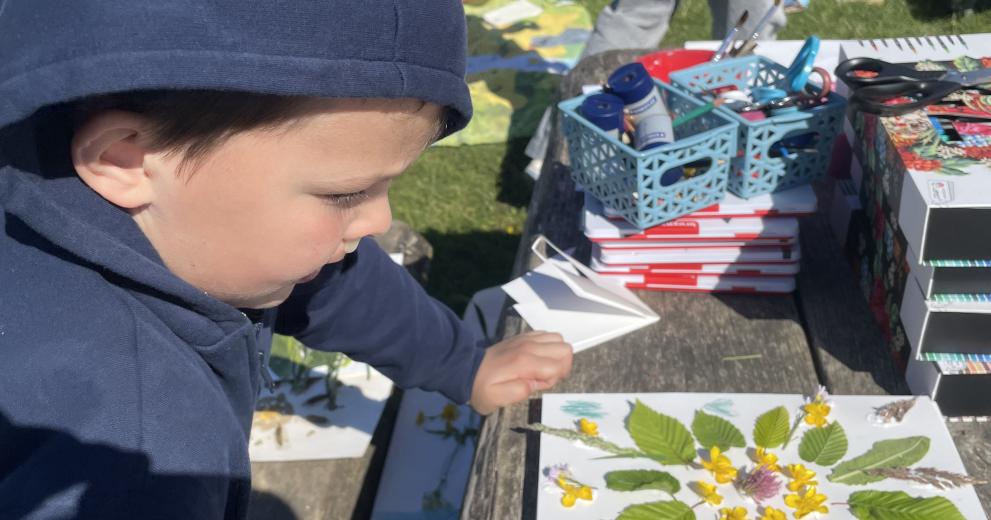 Sfeerbeeld tijdens één van onze activiteiten op het einde van het schooljaar