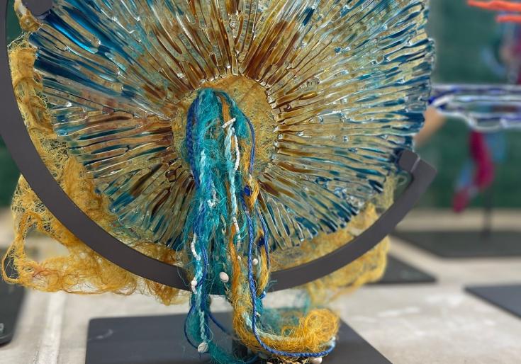 Werk uit het atelier glaskunst